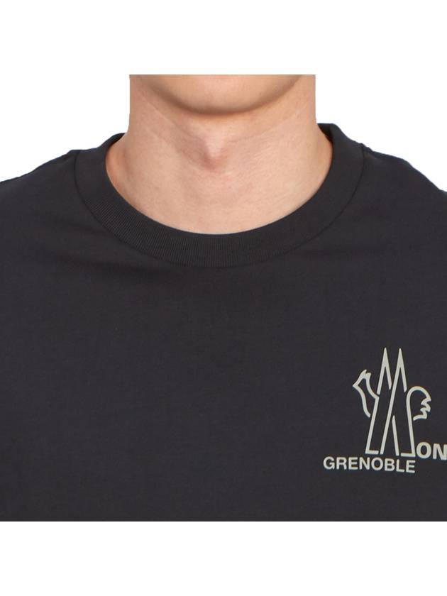 Grenoble Men s Short Sleeve T Shirt 8C00002 83927 773 - MONCLER - BALAAN 5