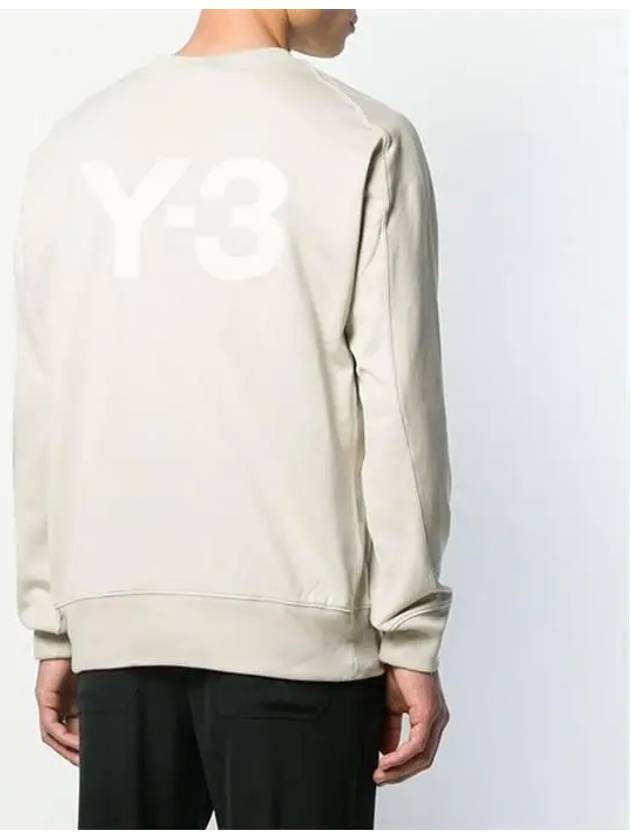 Y3 back logo round neck sweatshirt - YOHJI YAMAMOTO - BALAAN 1