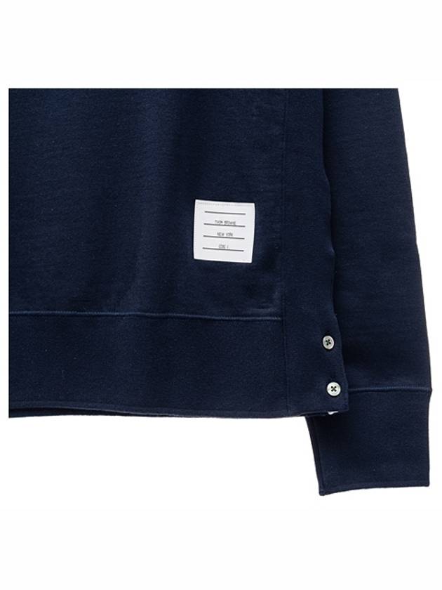 4 Bar Loopback Jersey Sweatshirt Navy - THOM BROWNE - BALAAN 5