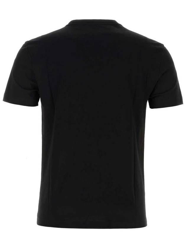 Medusa Print Cotton Short Sleeve T-Shirt Black - VERSACE - BALAAN 3