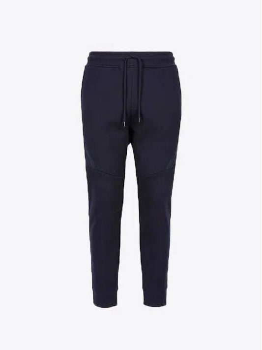 Men's Diagonal Fleece Track Pants Navy - CP COMPANY - BALAAN 2