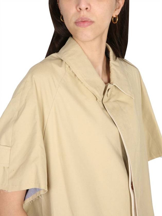 Jejia Trench Coat With Contrasting Back - JEJIA - BALAAN 4