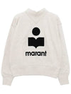 Moby Logo Print Sweatshirt Ecru - ISABEL MARANT - BALAAN 3