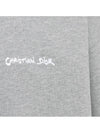 Embroidered Logo Cotton T-Shirt Grey - DIOR - BALAAN 7