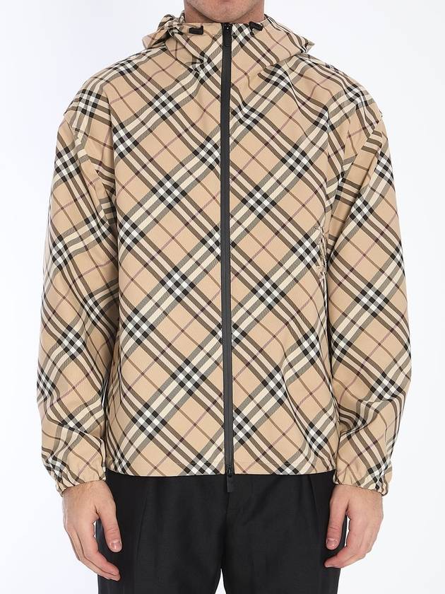 Check twill jacket - BURBERRY - BALAAN 1