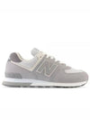 576 Lace Up Low Top Sneakers Grey - NEW BALANCE - BALAAN 1