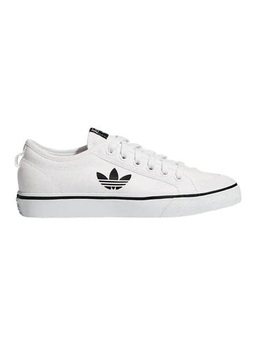 Nizza Trefoil Low Top Sneakers White - ADIDAS - BALAAN 1