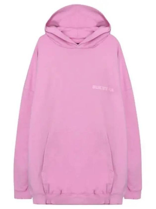 Logo Print Oversized Fit Hoodie Women - BALENCIAGA - BALAAN 1