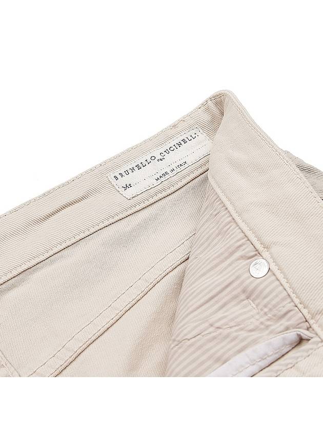 Straight Pants M277PD3210 C6233 BEIGE - BRUNELLO CUCINELLI - BALAAN 6