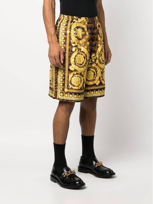 short pants 10024761A085355X330 Caramel black gold - VERSACE - BALAAN 4