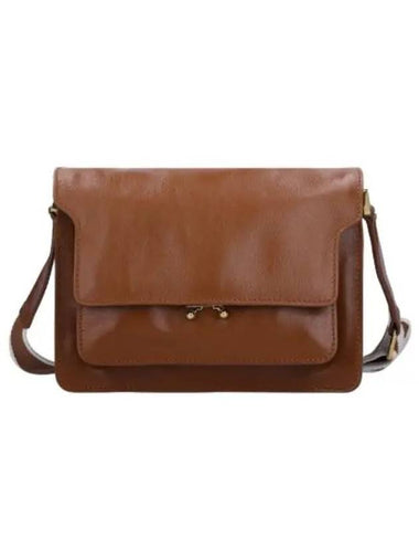 Medium trunk shoulder bag mocha - MARNI - BALAAN 1