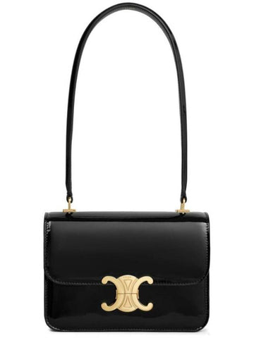 Teen Garance Calfskin Shoulder Bag Black - CELINE - BALAAN 1