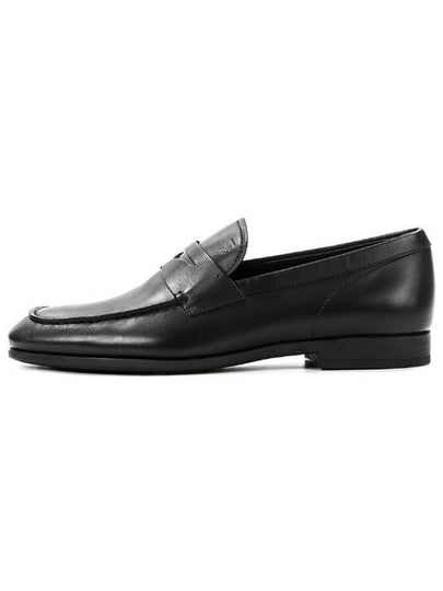 Men's Penny Leather Loafers Black - TOD'S - BALAAN 2