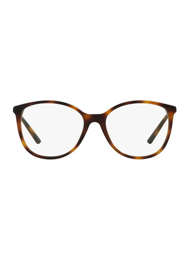 Eyewear Round Frame Eyeglasses Havana - BURBERRY - BALAAN 1