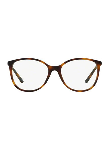 Eyewear Round Frame Eyeglasses Havana - BURBERRY - BALAAN 1