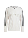 House of Tiro Jacquard Jersey Long Slevee T Shirt Ivory - ADIDAS - BALAAN 1