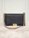 Women s Boy Bag Large Lambskin Gold Plated 20s Condition A - CHANEL - BALAAN 3