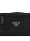 Re-Nylon And Saffiano Leather Belt Bag Black - PRADA - BALAAN 7