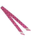 Small Skinny Scarf Pink - MULBERRY - BALAAN 3