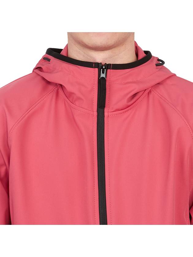 Soft Shell Technology Wappen Patch Track Jacket Pink - STONE ISLAND - BALAAN 8