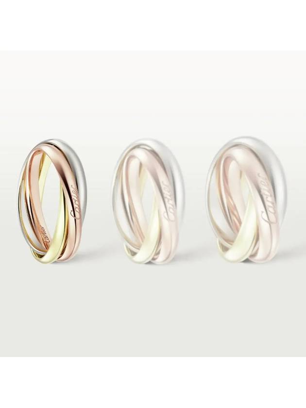 Trinity ring small white gold rose gold yellow gold - CARTIER - BALAAN 5