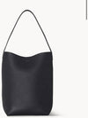 Women Park Medium Leather Tote Bag Black - THE ROW - BALAAN 2