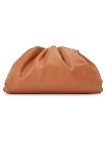 Nappa Pouch Dumpling Clutch Bag Clay - BOTTEGA VENETA - BALAAN 1