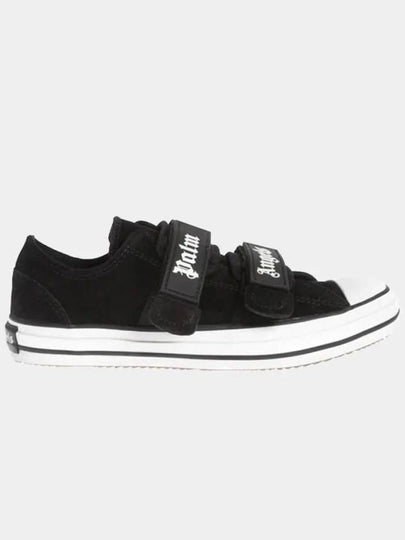 Velcro Vulcanzed Low Top Sneakers Black - PALM ANGELS - BALAAN 2