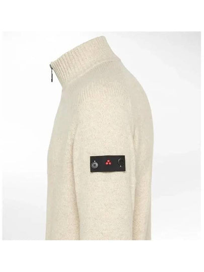 BRAILLE half zip up knit ivory - PEUTEREY - BALAAN 2