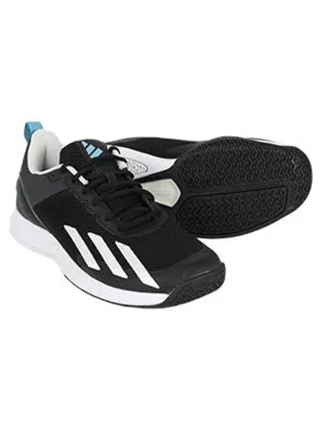 Court Flash Speed ​​Tennis Low Top Sneakers Black - ADIDAS - BALAAN 4