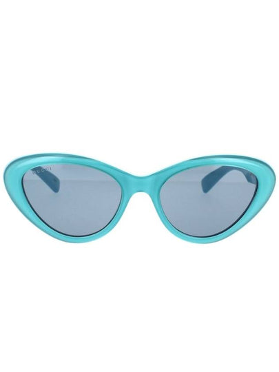 Cat Eye Acetate Sunglasses Blue - GUCCI - BALAAN 2