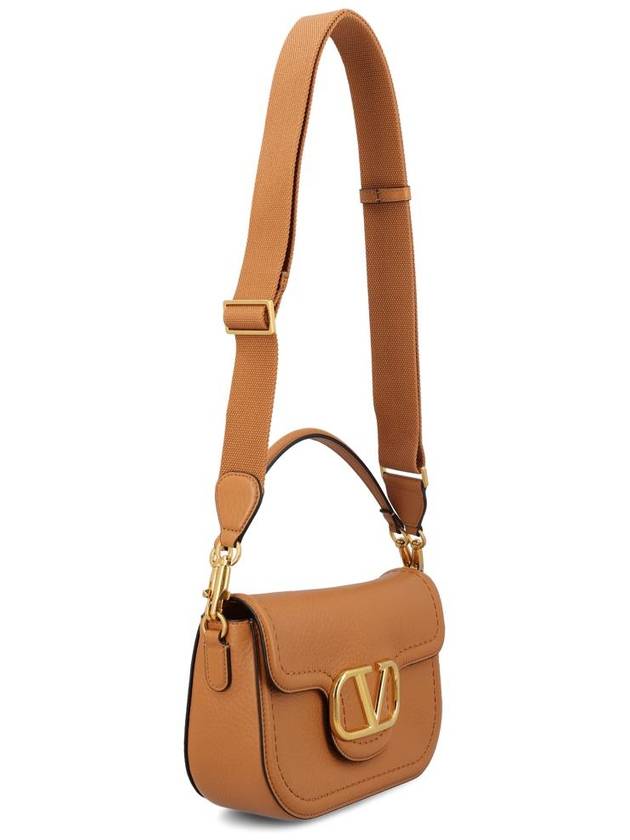 Alltime Soft Grain Calfskin Shoulder Bag Brown - VALENTINO - BALAAN 4