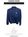 HM26JK003 NAV chest logo track jacket navy men's jacket TJ - HUMAN MADE - BALAAN 2