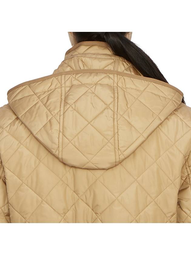 Diamond Quilted Nylon Jacket Archive Beige - BURBERRY - BALAAN 11