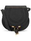 Marcie Saddle Small Cross Bag Black - CHLOE - BALAAN 2