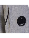 Light Fleece Lens Wappen Zip Up Hoodie Grey - CP COMPANY - BALAAN 5