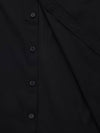 Monogram Motif Stretch Cotton Blend Long Sleeve Shirt Black - BURBERRY - BALAAN 9