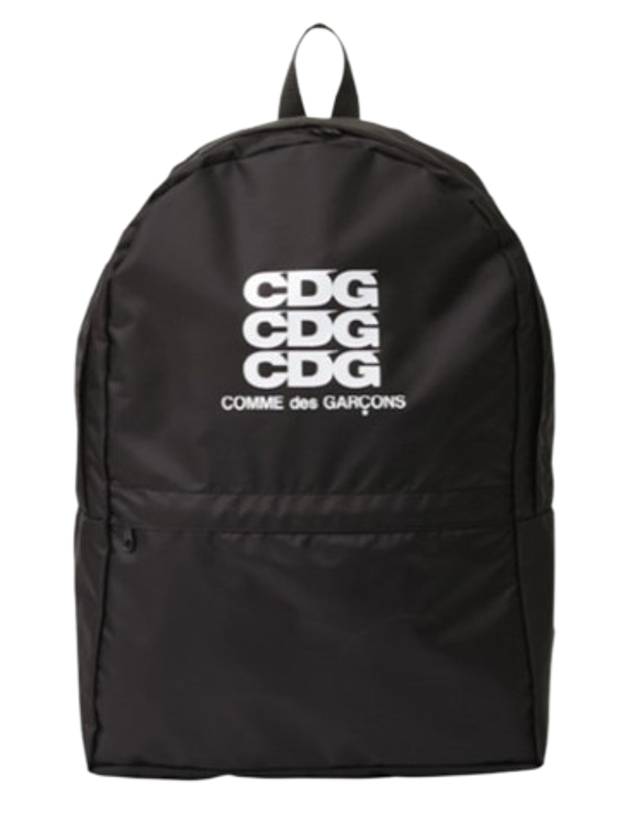 CDG Logo Backpack Black - COMME DES GARCONS - BALAAN 2