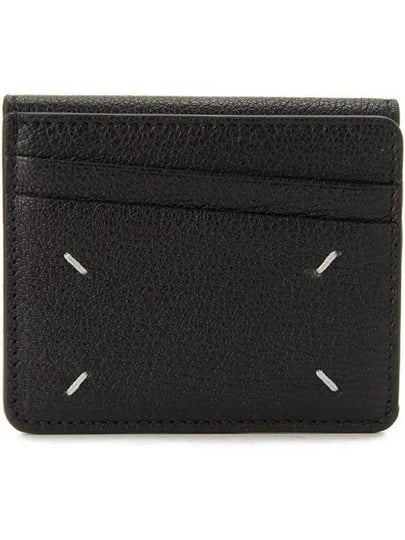 Stitch Flap Card Wallet Black - MAISON MARGIELA - BALAAN 2