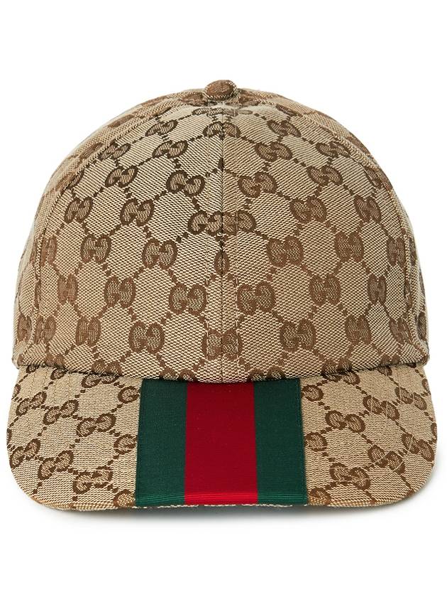 Original GG Base Ball Cap Beige Ebony - GUCCI - BALAAN 3