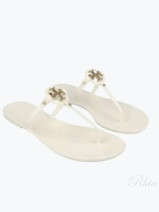 Miller Mini Flat Thong Flip Flop Ivory - TORY BURCH - BALAAN 2