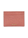 Logo Card Wallet Pink - PRADA - BALAAN 2