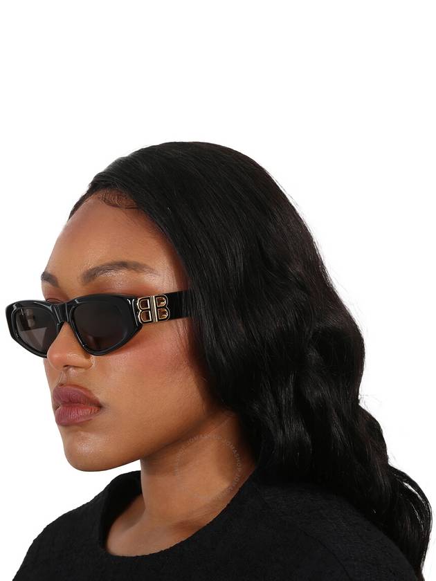 Women's BB Monogram Frame Sunglasses Black - BALENCIAGA - BALAAN 3