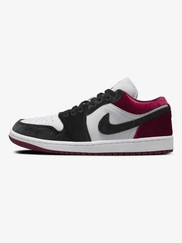 Air Jordan 1 Low SE W Black White Team Red FZ3242 001 - NIKE - BALAAN 1