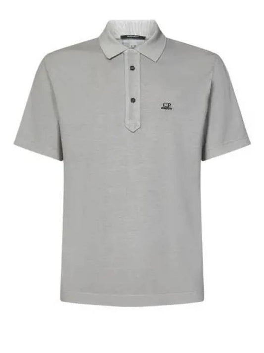 1020 Jersey Polo Shirt Grey - CP COMPANY - BALAAN 2