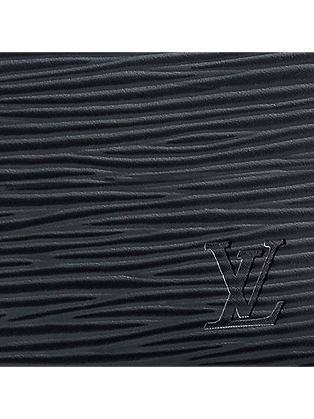 Epi Logo Leather Card Wallet Black - LOUIS VUITTON - BALAAN 6