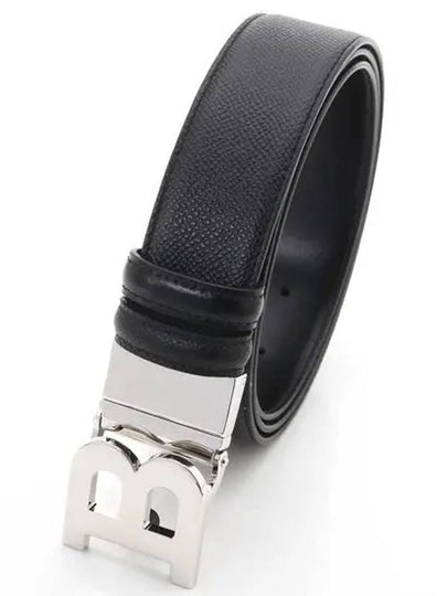 B Buckle Reversible Belt Black - BALLY - BALAAN 2