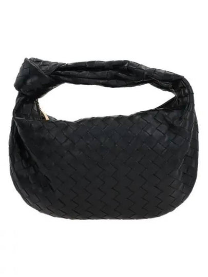 Teen Jodie Intrecciato Leather Tote Bag Black - BOTTEGA VENETA - BALAAN 2