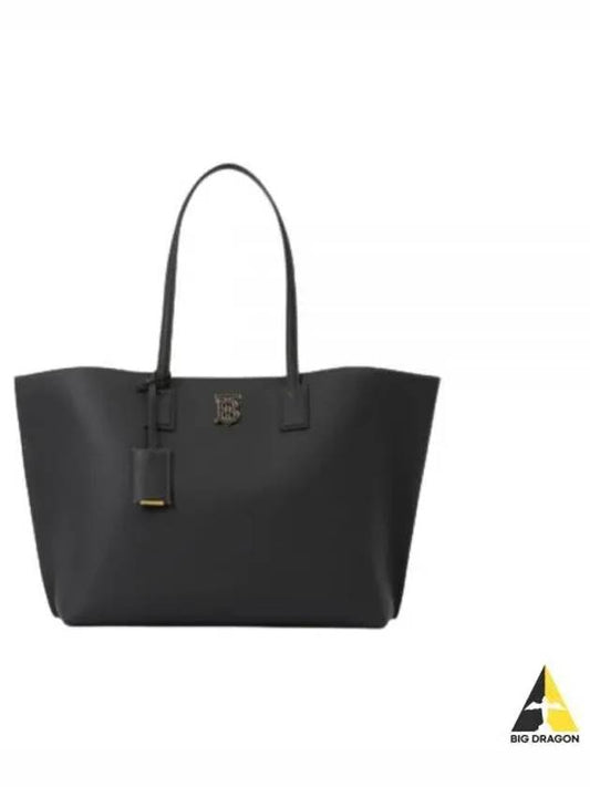 Monogram Motif Medium Tote Bag Black - BURBERRY - BALAAN 2