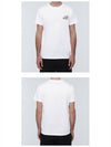 Double logo short sleeve t shirt white - MONCLER - BALAAN 5